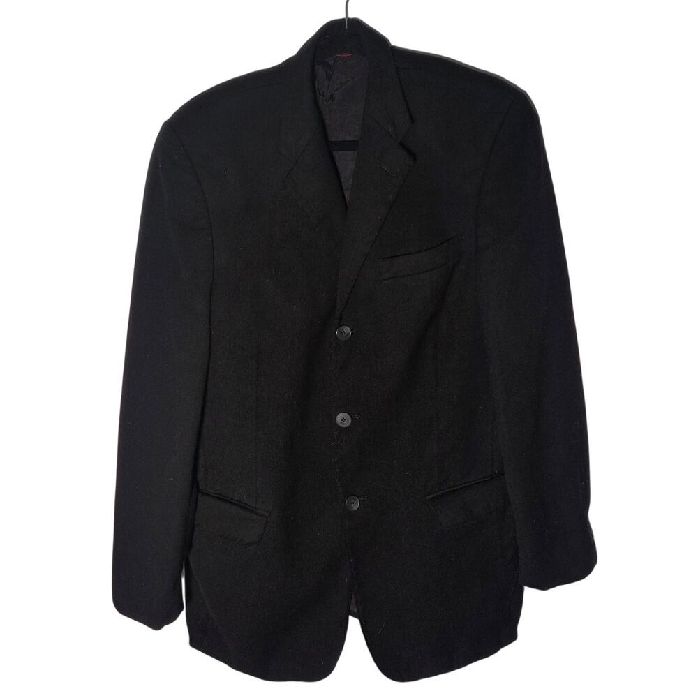 Classic Pierre Cardin Men's Black Suit Jacket Blazer